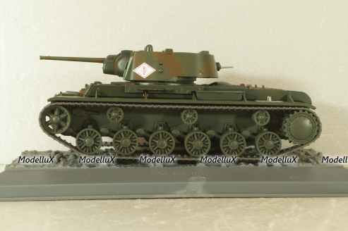 КВ-1 образца 1942г., Танки, легенды отечественной бронетехники №10, TLOB10, Deagostini 1:43