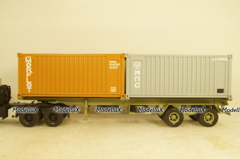 ЧМЗАП-99859 п/прицеп контейнеровоз, TruckTyr 1:43