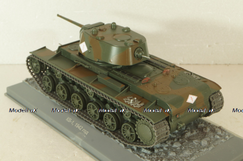 КВ-1 образца 1942г., Танки, легенды отечественной бронетехники №10, TLOB10, Deagostini 1:43