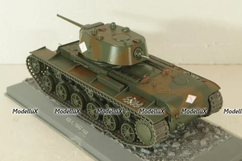 КВ-1 образца 1942г., Танки, легенды отечественной бронетехники №10, TLOB10, Deagostini 1:43