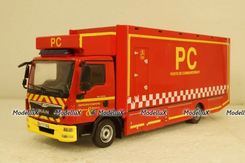 MAN TGL 12.250 Poste de Commandement, fire department, Altaya 1:43