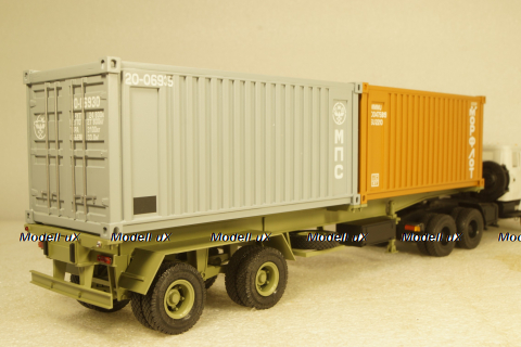 ЧМЗАП-99859 п/прицеп контейнеровоз, TruckTyr 1:43