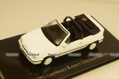 Chevrolet Kadett GSI Conversivel, white 1992, Altaya 1:43