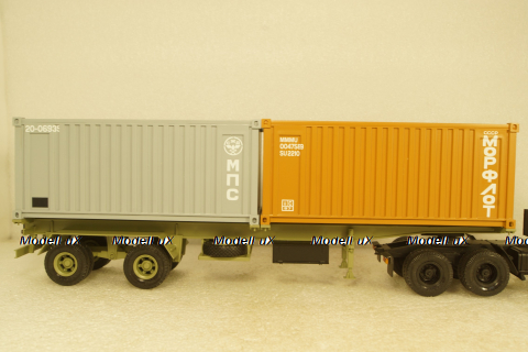 ЧМЗАП-99859 п/прицеп контейнеровоз, TruckTyr 1:43
