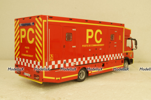 MAN TGL 12.250 Poste de Commandement, fire department, Altaya 1:43