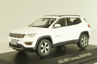 Jeep Compass 2018, white, dealer edition 1:43