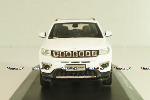 Jeep Compass 2018, white, dealer edition 1:43