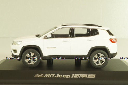 Jeep Compass 2018, white, dealer edition 1:43