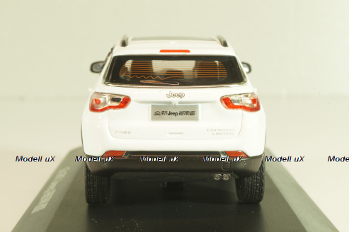 Jeep Compass 2018, white, dealer edition 1:43