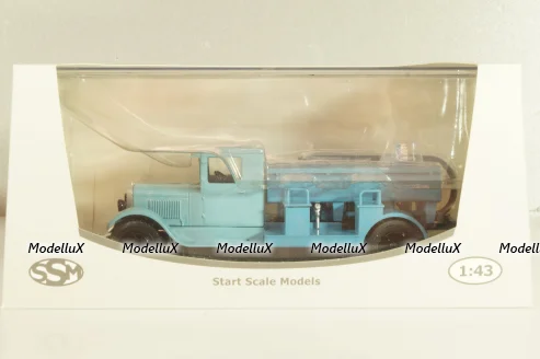 ПММ-2 поливомоечная машина на шасси Зис-11 1937, голубой, SSM1503, SSM 1:43