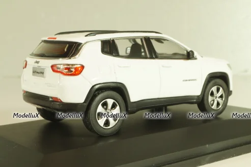 Jeep Compass 2018, white, dealer edition 1:43