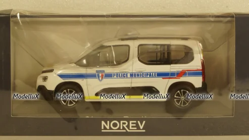 Citroen Berlingo 2020 Police Municipale w/stripping, 155768, Norev 1:43