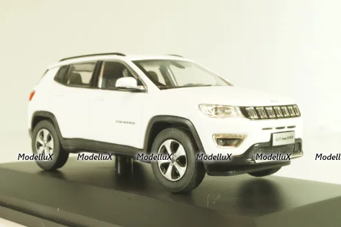 Jeep Compass 2018, white, dealer edition 1:43