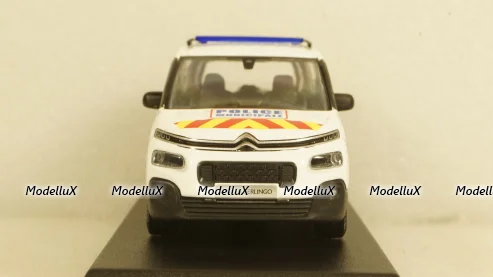 Citroen Berlingo 2020 Police Municipale w/stripping, 155768, Norev 1:43