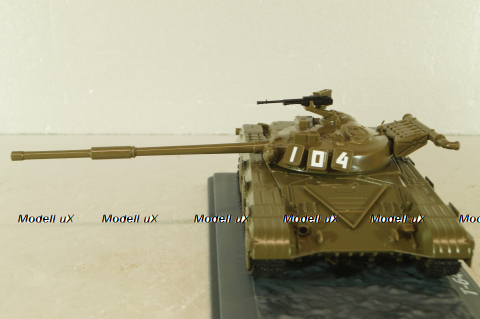 Т-64Б танк 1976, хаки, Танки: Легенды отечественной бронетехники №4, TLOB004, DeAgostini 1:43