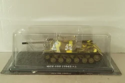ИСУ-152 танк 1943, хаки, Танки: Легенды отечественной бронетехники №12, TLOB012, DeAgostini 1:43