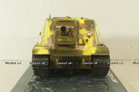 ИСУ-152 танк 1943, хаки, Танки: Легенды отечественной бронетехники №12, TLOB012, DeAgostini 1:43