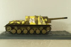 ИСУ-152 танк 1943, хаки, Танки: Легенды отечественной бронетехники №12, TLOB012, DeAgostini 1:43