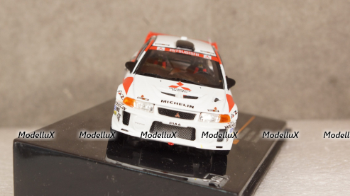 Mitsubishi Lancer Evo V #2 Champions Meeting 1998 Burns, Ralliart, RAM524, IXO 1:43