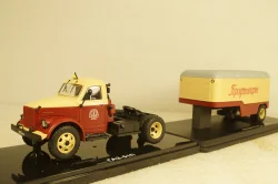 Газ-51П с п/прицепом Паз-744 с поворотным мостом, TruckTyr 1:43