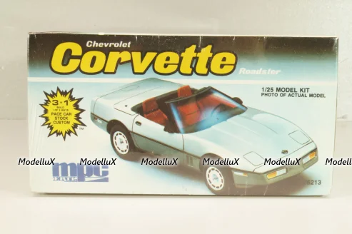 Chevrolet Corvette Roadster (C4) 1984, 3 in 1 Model Kit (stock, pace car, custom), 6213, MPC Ertl 1:25