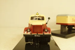 Газ-51П с п/прицепом Паз-744 с поворотным мостом, TruckTyr 1:43