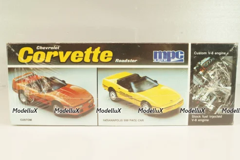 Chevrolet Corvette Roadster (C4) 1984, 3 in 1 Model Kit (stock, pace car, custom), 6213, MPC Ertl 1:25