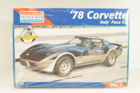 Chevrolet Corvette (C3) Pace car Indy 1978, Model Kit, 85-2444, Monogram 1:24