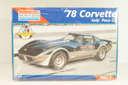 Chevrolet Corvette (C3) Pace car Indy 1978, Model Kit, 85-2444, Monogram 1:24