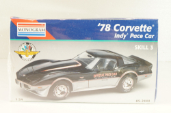 Chevrolet Corvette (C3) Pace car Indy 1978, Model Kit, 85-2444, Monogram 1:24