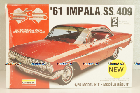Chevrolet Impala SS 409 1961, Model Kit,  72163, Lindberg 1:25