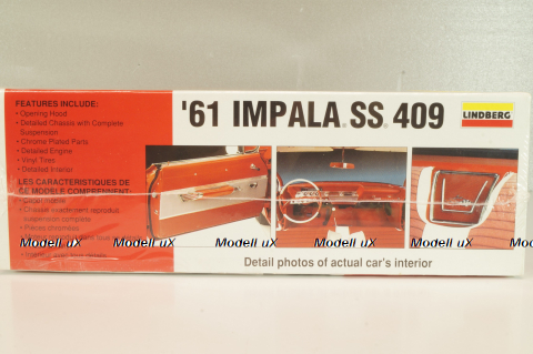 Chevrolet Impala SS 409 1961, Model Kit,  72163, Lindberg 1:25