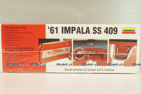 Chevrolet Impala SS 409 1961, Model Kit,  72163, Lindberg 1:25