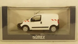 Peugeot Bipper Fourgon 2009, white with red striping, 479868, Norev 1:43