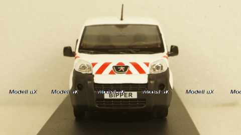 Peugeot Bipper 2009 - White with red striping, 479868, Norev 1:43