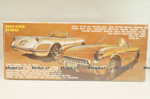 Chevrolet Corvette Convertible (C1) 1955, Model Kit, AMT683/12, AMT Ertl 1:25