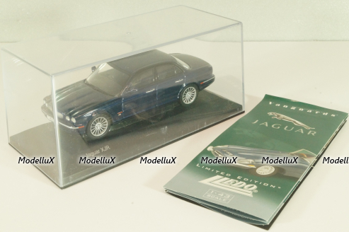 Jaguar XJR (X356) 2003, blue, 09100, Vangards 1:43