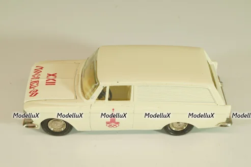 Москвич-434 А6, кремовый, Олимпиада 80, Тантал/Радон 1:43