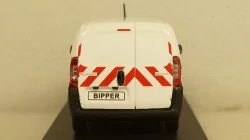 Peugeot Bipper Fourgon 2009, white with red striping, 479868, Norev 1:43