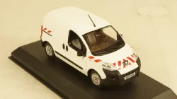 Peugeot Bipper Fourgon 2009, white with red striping, 479868, Norev 1:43