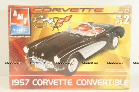 Chevrolet Corvette Convertible (C1) 1957, Model Kit, 31828, AMT Ertl 1:25