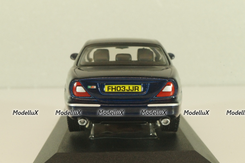 Jaguar XJR (X356) 2003, blue, 09100, Vangards 1:43