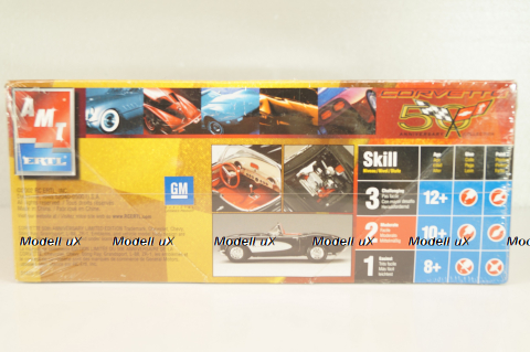Chevrolet Corvette Convertible (C1) 1957, Model Kit, 31828, AMT Ertl 1:25