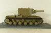 КВ-2 Тяжёлый танк 1941, хаки, Танки: Легенды отечественной бронетехники №5, TLOB005, DeAgostini 1:43