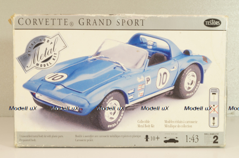 Chevrolet Corvette Grand Sport (C2) 1955, Model Kit, 430018, Testors 1:43