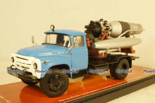 Зил-130 АГВТ, Новосибирск, 1965г. с поворотным мостом, TruckTyr 1:43