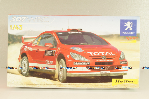Peugeot 307 WRC 2004, Сборная модель , Кит, Heller 1:43