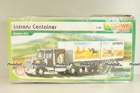 Сборная модель Western Star Intrans Container MS25, 0107-25, Monti System 1:48