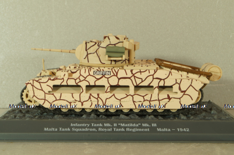 Infantry Tank Mk. II 'Matilda Mk. III' - Royal Tank Regiment, Malta 1942, Chars de Combat, Altaya 1:43