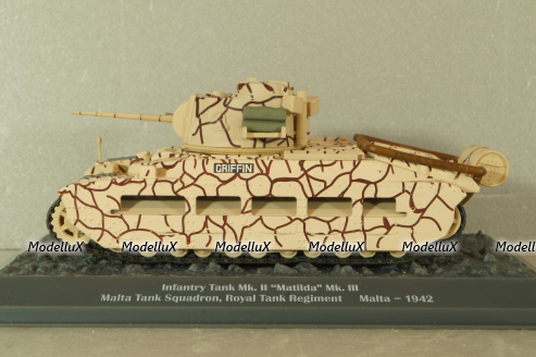 Infantry Tank Mk. II 'Matilda Mk. III' - Royal Tank Regiment, Malta 1942, Chars de Combat, Altaya 1:43